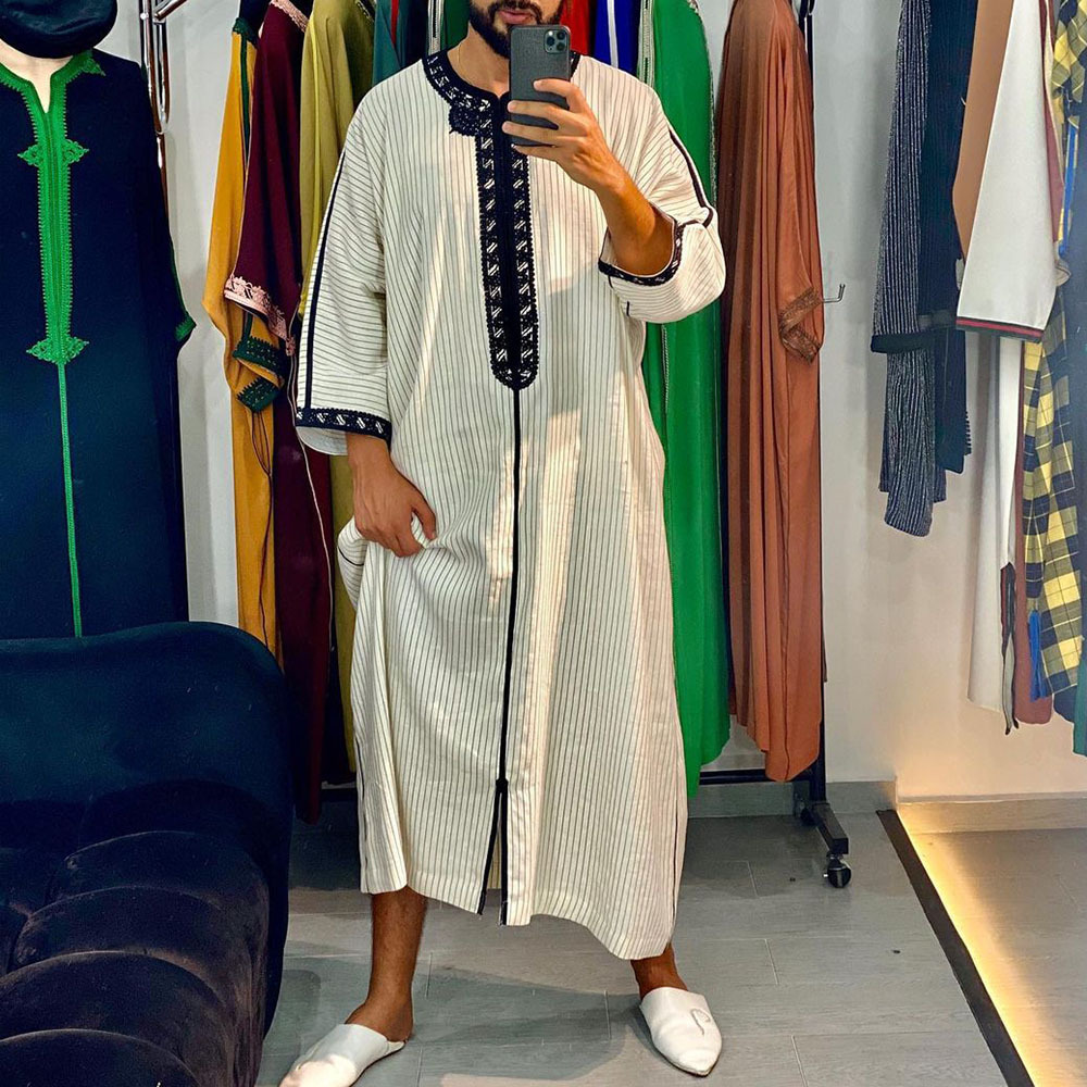 Winter Clothing Pakistan Men - เสื้อผ้ามุสลิมชายแบบใหม่ปี 2026 ชุดจุบบะห์ โธบ อบายะ ชุดมุสลิมสำหรับผู้ชาย