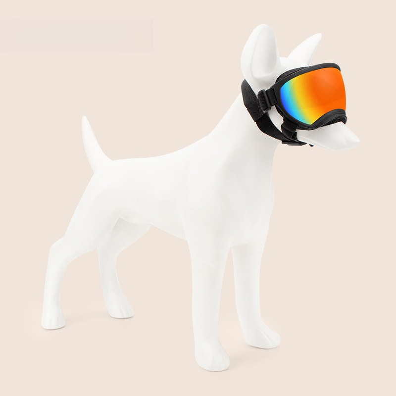 Snow Goggle Uv - แว่นตาสำหรับสุนัขสำหรับเล่นสกีกลางแจ้ง ป้องกันลม ป้องกันหิมะ ป้องกันรังสียูวี แว่นตากันกระแทก