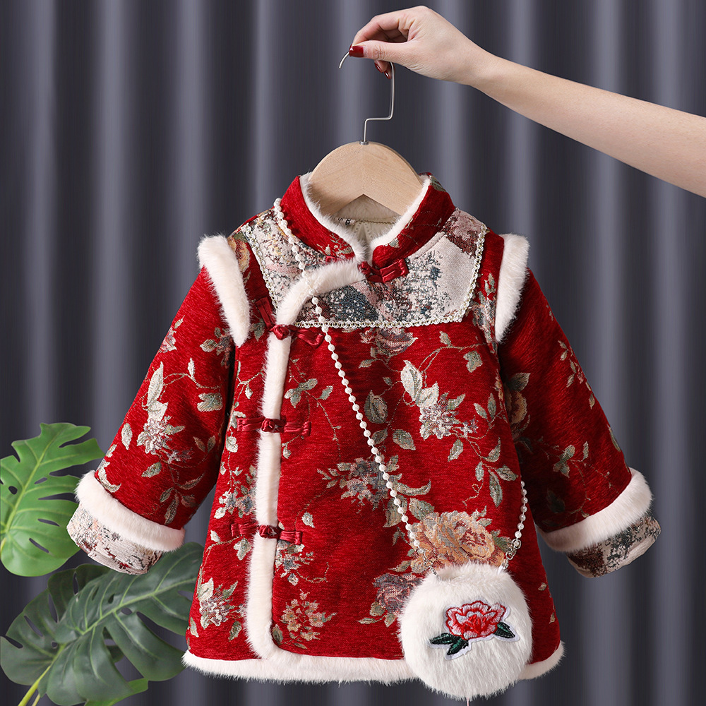 Winter Clothing For Babies - ฤดูหนาวเด็กทารก Hanfu เด็กเจ้าหญิง Tang Cheongsam Qipao