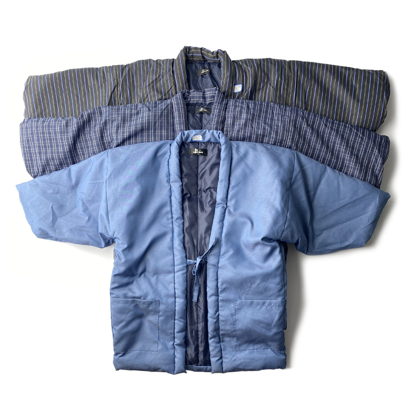 Traditional Winter Japanese Clothing - เสื้อแจ็คเก็ตฮันเทนใหม่สำหรับผู้ชาย เสื้อคลุมคาร์ดิแกนแบบญี่ปุ่นโบราณ เสื้อโค้ทซามูไร ชุดกิโมโนยูกาตะสำหรับฤดูหนาว เสื้อผ้าใส่ในบ้านแบบเอเชีย ฮาโอริสำหรับผู้หญิง