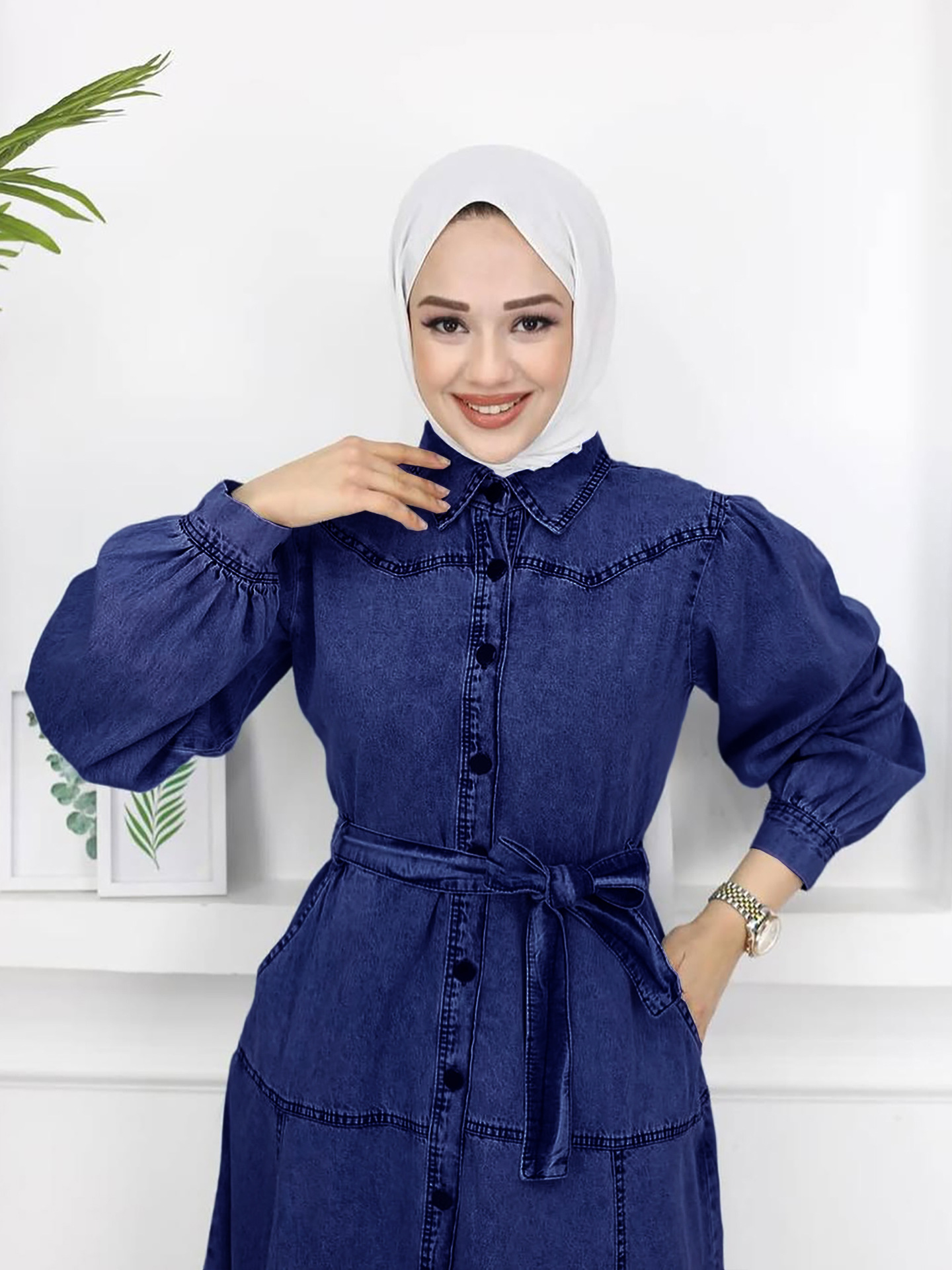 Winter Clothing Dubai - ชุดเดรสยีนส์ยาวแบบใหม่สำหรับฤดูใบไม้ร่วงและฤดูหนาวปี 2025 ชุดราตรีสำหรับผู้หญิงมุสลิม ชุดเดรสแบบดูไบ อบายา ซาอุดีอาระเบีย