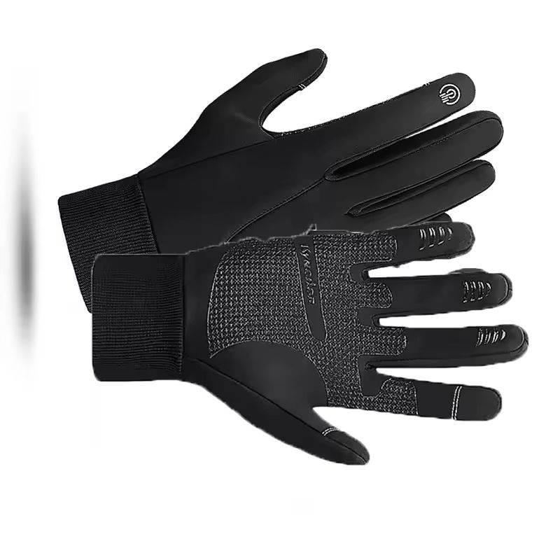 Knit Glove Touch Screen - ถุงมือขี่มอเตอร์ไซค์ฤดูหนาว Kyncilor สำหรับผู้ชายและผู้หญิง หน้าจอสัมผัส กันน้ำ ผ้าฟลีซ
