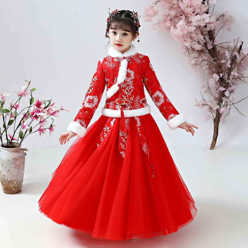 Hanfu 2024ชุดเด็กผู้หญิงแบบโบร - Winter Clothing For Babies บทวิจารณ์และราคา