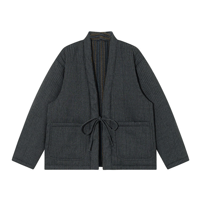 เสื้อคลุมกิโมโนลายทางสไตล์ญี่ป - Traditional Winter Japanese Clothing บทวิจารณ์และราคา