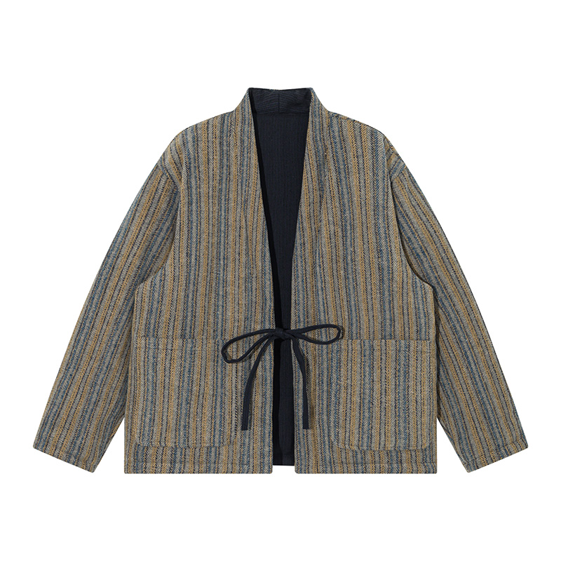 เสื้อคลุมกิโมโนลายทางสไตล์ญี่ป - Traditional Winter Japanese Clothing บทวิจารณ์และราคา
