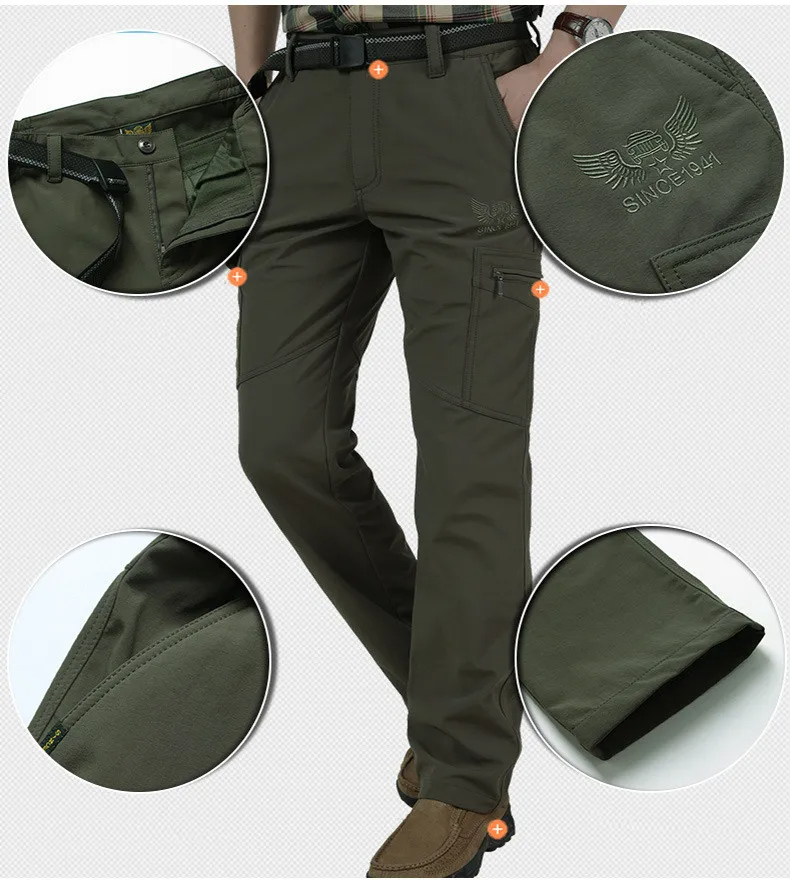 ฤดูหนาวหนากางเกงผู้ชาย Double  - Winter Clothing Layers บทวิจารณ์และราคา