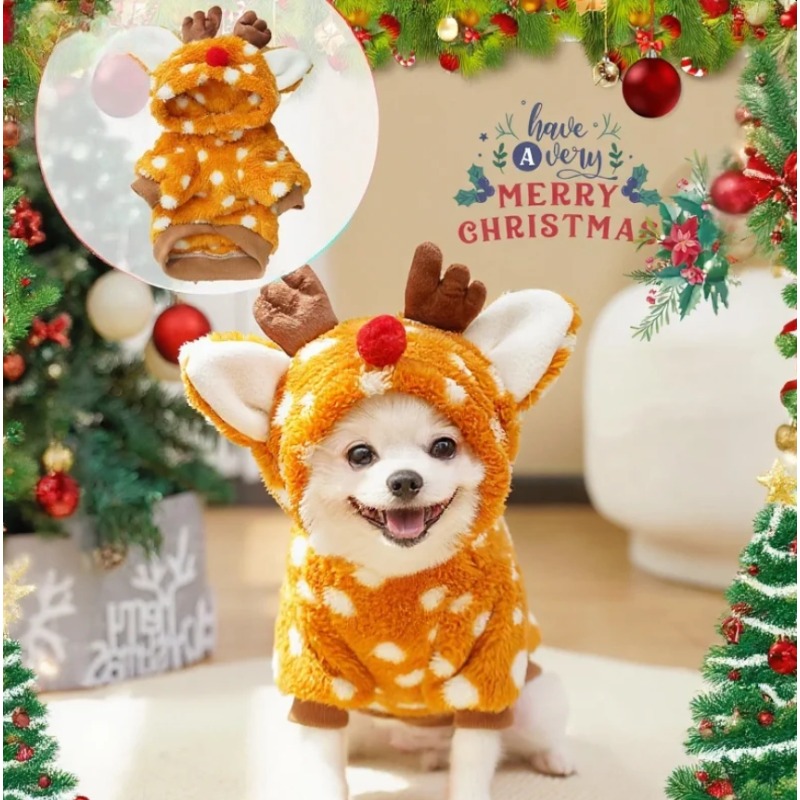 เสื้อผ้าสัตว์เลี้ยงลายกวางเรนเ - Winter Clothing Must Haves บทวิจารณ์และราคา
