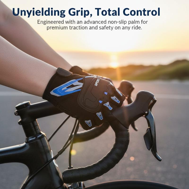 ถุงมือมอเตอร์ไซค์ระบายอากาศได้ - Knit Glove Touch Screen บทวิจารณ์และราคา