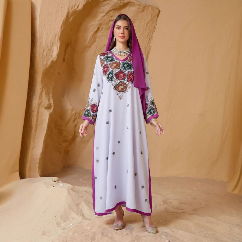 ชุดคลุมยาวปักลายสำหรับผู้หญิง  - Winter Clothing Dubai บทวิจารณ์และราคา