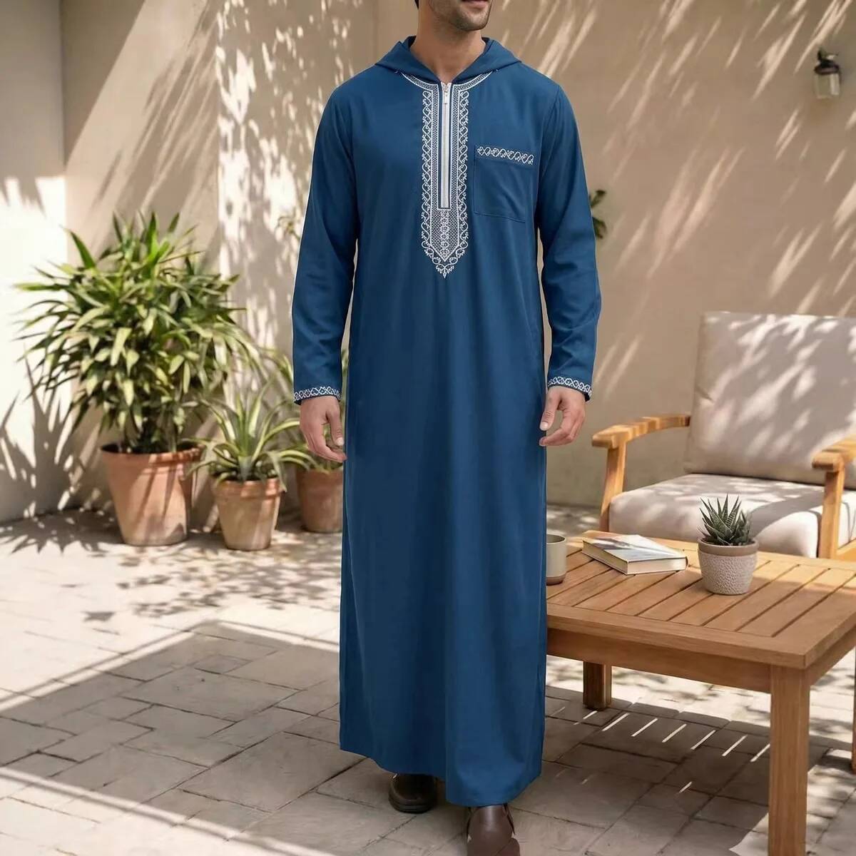 เสื้อคลุมฮู้ดลำลองปักลายสำหรับ - Winter Clothing Dubai บทวิจารณ์และราคา