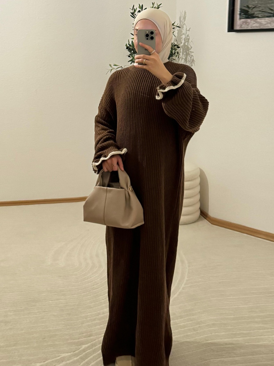 ชุดเดรสยาวแขนยาวลายดอกไม้สำหรั - Winter Clothing Dubai บทวิจารณ์และราคา