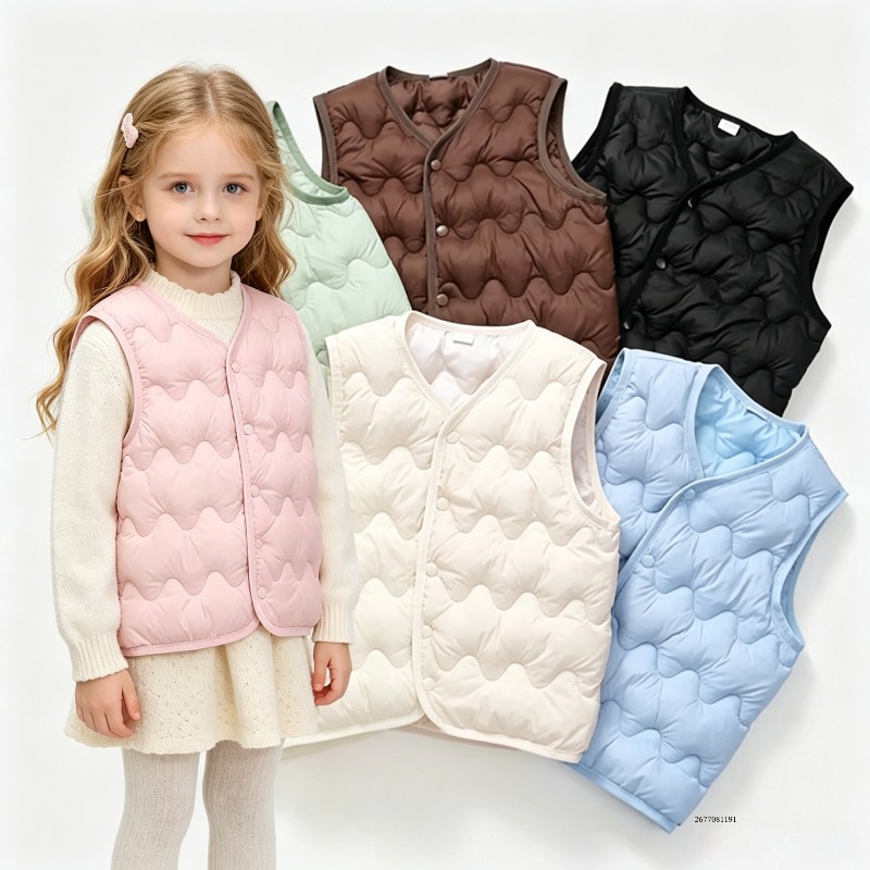 เสื้อกั๊กเด็กอุ่นสบาย ผ้าฝ้าย  - Winter Clothing 1 Year Old บทวิจารณ์และราคา
