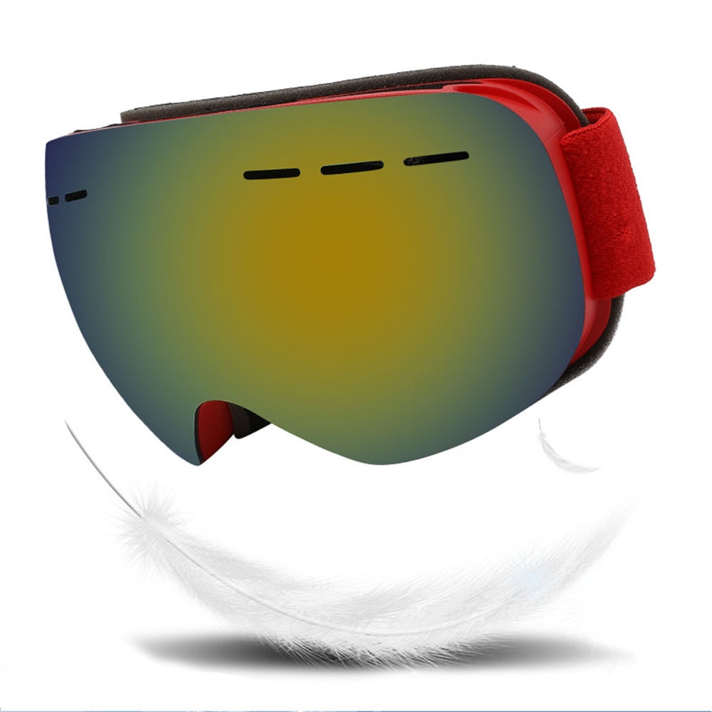 แว่นตาสกีกรอบสองชั้น UV400 ป้อ - Snow Goggle Uv บทวิจารณ์และราคา