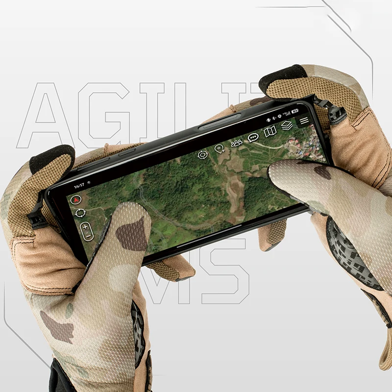 ถุงมือยุทธวิธีน้ำหนักเบาสไตล์  - Knit Glove Touch Screen บทวิจารณ์และราคา