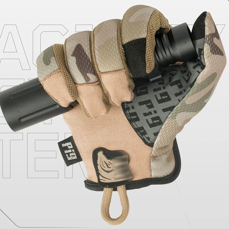 ถุงมือยุทธวิธีน้ำหนักเบาสไตล์  - Knit Glove Touch Screen บทวิจารณ์และราคา
