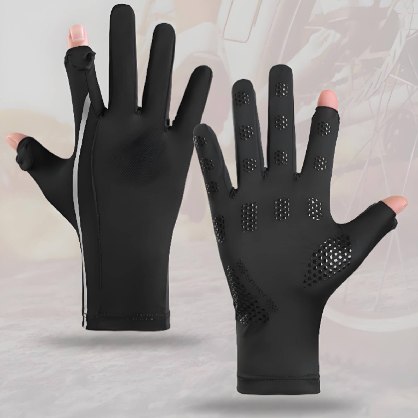 ถุงมือแบบเต็มนิ้ว ถุงมือแบบยืด - Knit Glove Touch Screen บทวิจารณ์และราคา