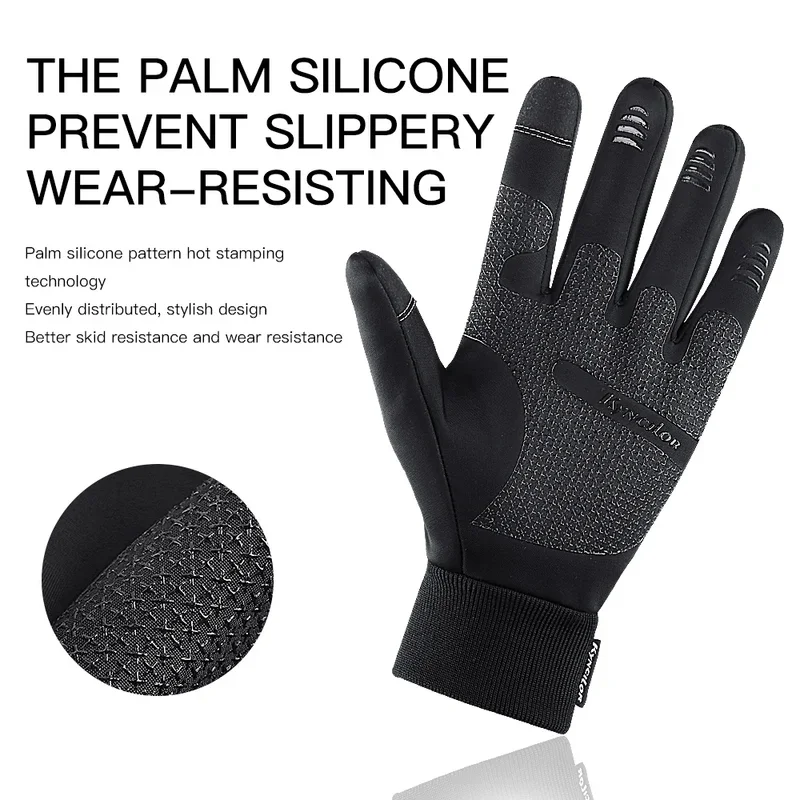 ถุงมือขี่มอเตอร์ไซค์ฤดูหนาว Ky - Knit Glove Touch Screen บทวิจารณ์และราคา