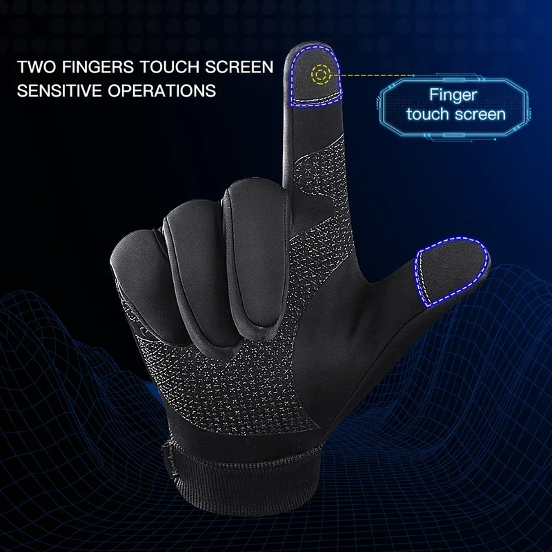 ถุงมือขี่มอเตอร์ไซค์ฤดูหนาว Ky - Knit Glove Touch Screen บทวิจารณ์และราคา