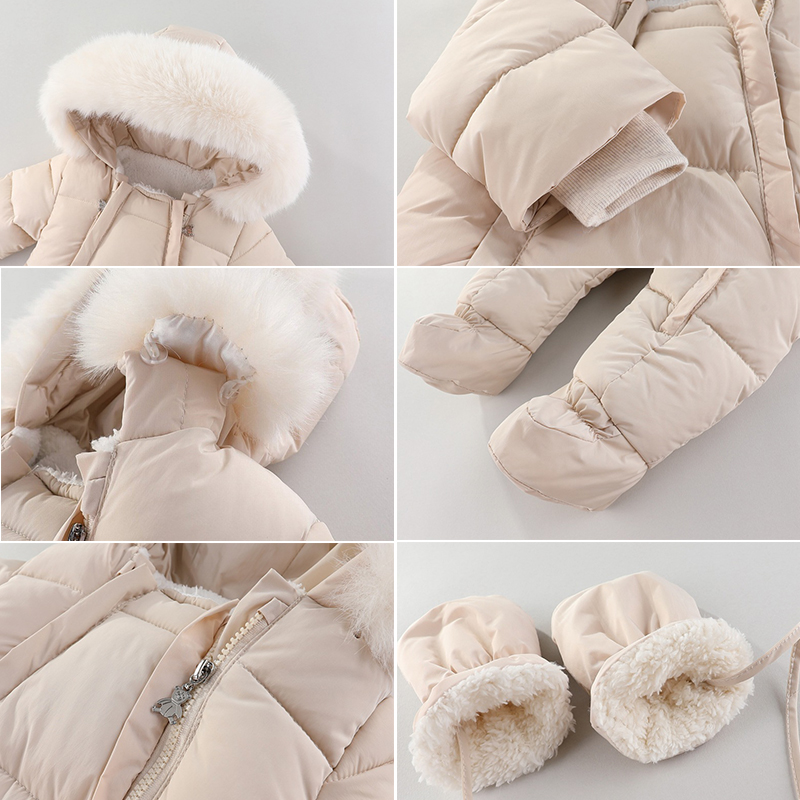 ชุดหมีทารกแรกเกิดฤดูหนาวพร้อมถ - Winter Clothing For Babies บทวิจารณ์และราคา