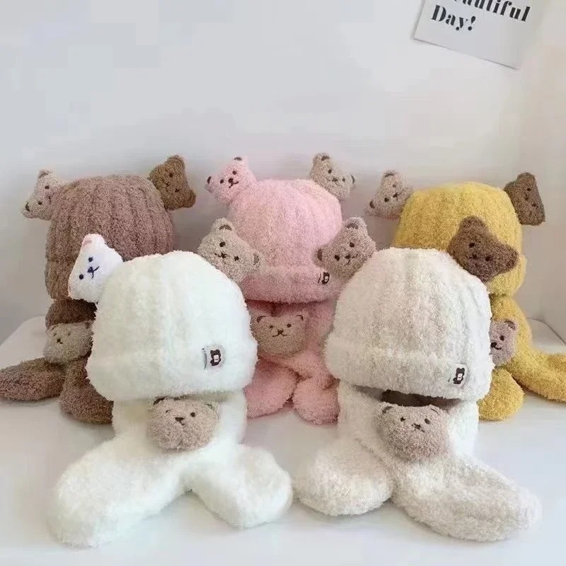 1-10 ชิ้น ชุดหมวกและผ้าพันคอเด - Winter Clothing For Babies บทวิจารณ์และราคา